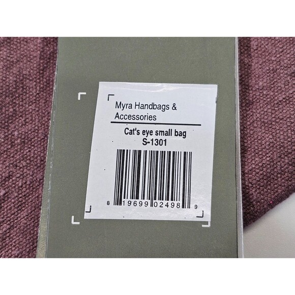 MW Myra Handbags Cat's Eye Small Bag Clutch Wristlet Pouch S-1301 Fur‎ Purse NEW - Picture 9 of 9